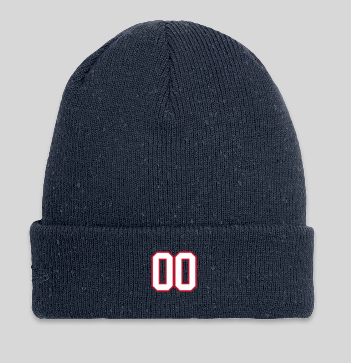 New Era® Patriots Speckled Beanie Name or Number Optional