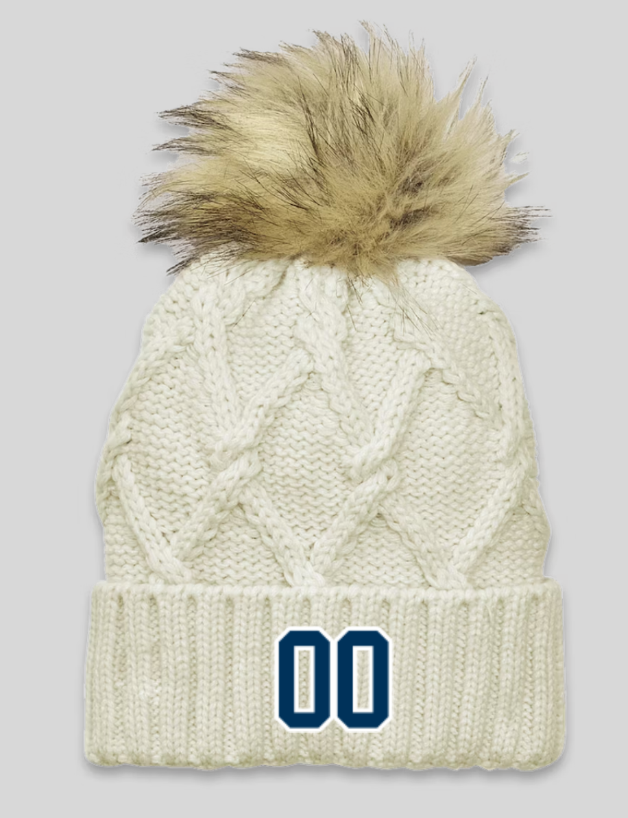 New Era ® Faux Fur Pom Beanie Name or Number Optional