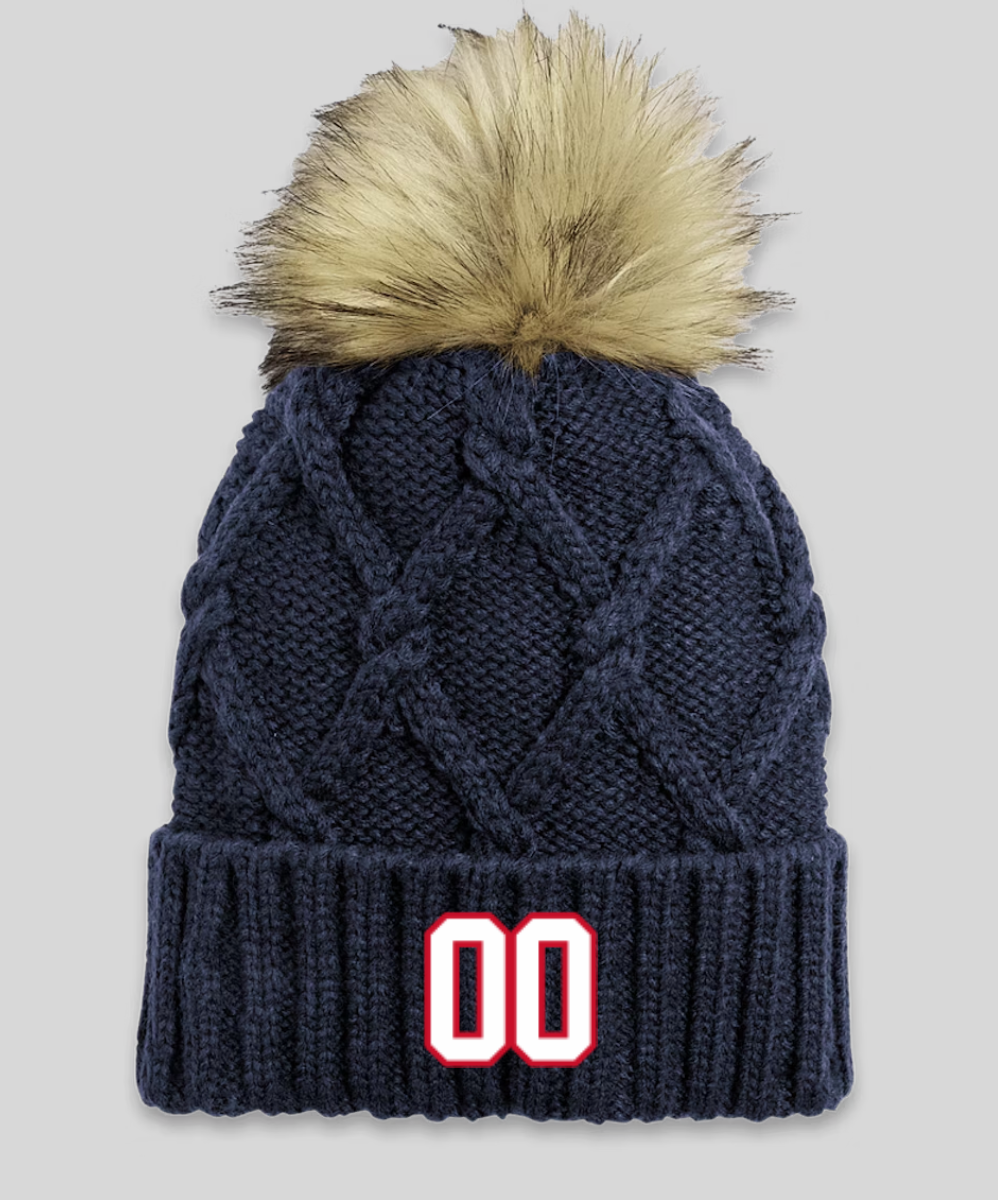 New Era ® Faux Fur Pom Beanie Name or Number Optional