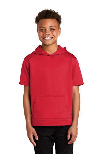 Youth Patriots Sport-Wick Fleece Short Sleeve Hooded Pullover