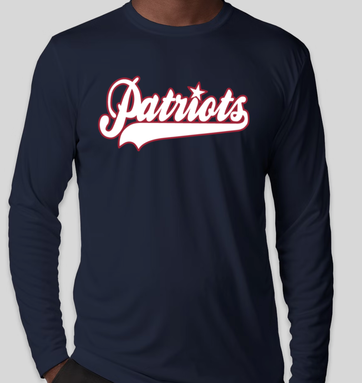 Adult Patriots Long Sleeve Competitor Tee