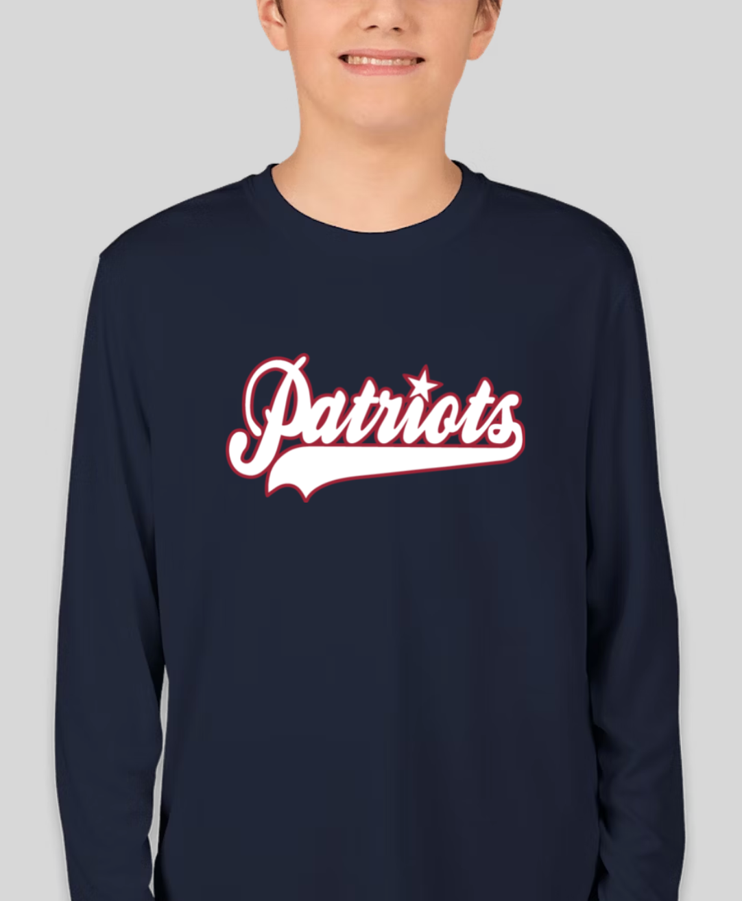 Youth Patriots Long Sleeve Competitor Tee