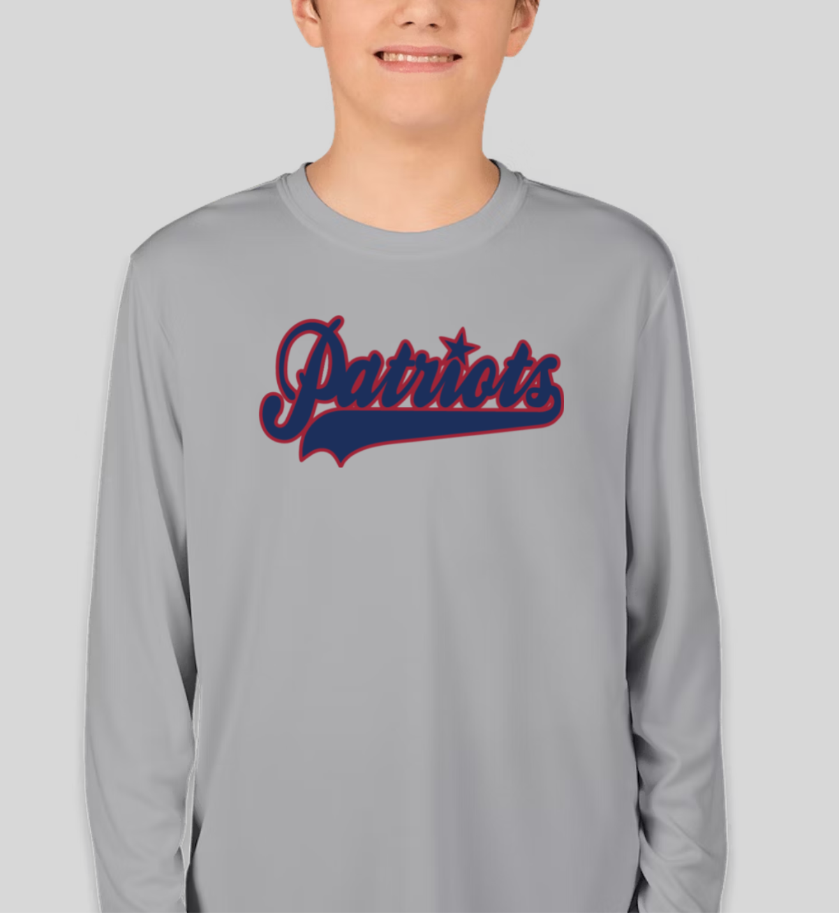 Youth Patriots Long Sleeve Competitor Tee