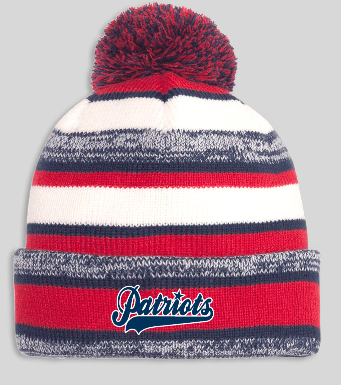 Patriots New Era® Sideline Beanie Name or Number Optional