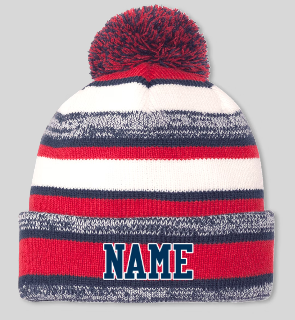 Patriots New Era® Sideline Beanie Name or Number Optional