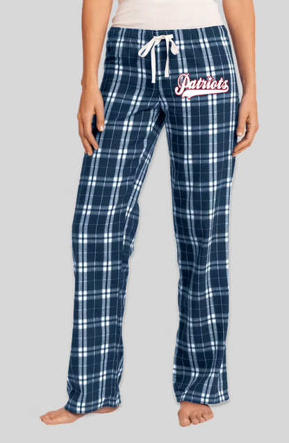 Patriots Womens Flannel Plaid Pant