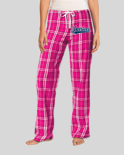 Patriots Womens Flannel Plaid Pant