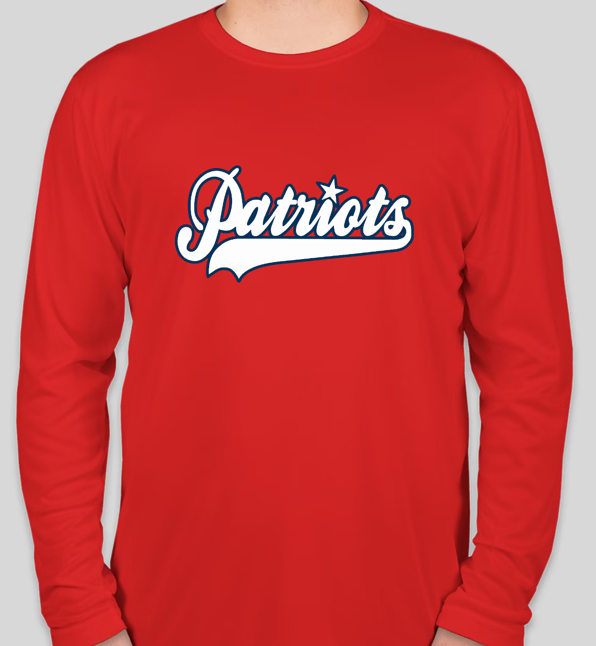 Adult Patriots Long Sleeve Competitor Tee