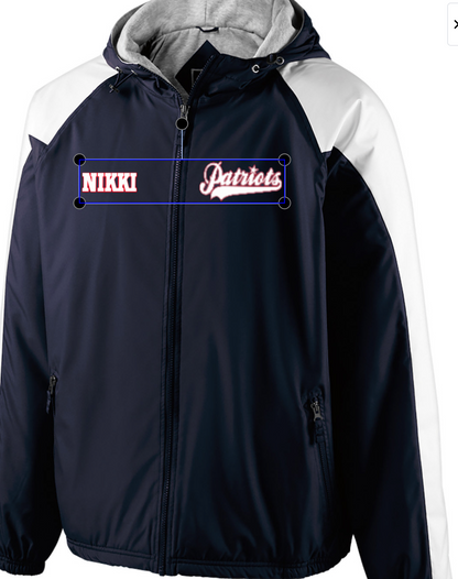 Players Only!!! Official Patriots Waterproof Insulated Jacket w/ Players Names & Numbers On Back